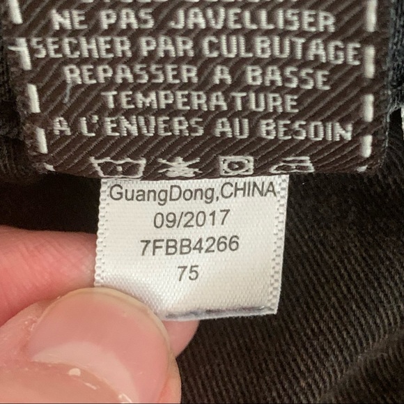 7 FOR ALL MANKIND Boys Slimmy Slim Fit Jeans Gray Black Denim Stretch Size 12 - Picture 12 of 13